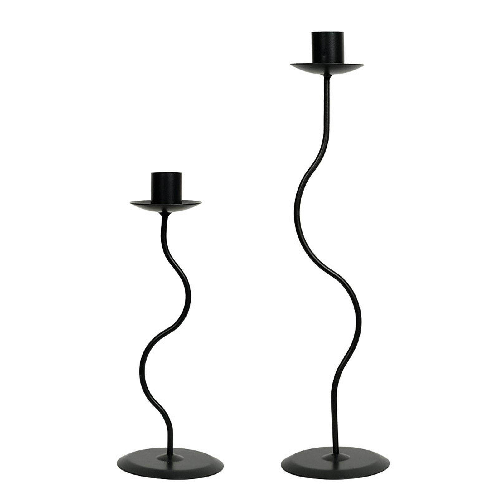Metal Candlestick Taper Candle Holder Table Centerpiece for Bedroom