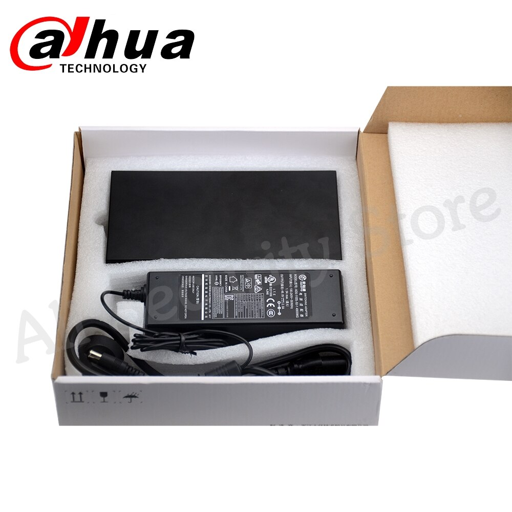 Dahua 4ch PoE Switch DH-S1500C-4ET2ET-DPWR 4CH Ethernet Switch With 250m Power Transit Distance Support PoE PoE+&Hi-PoE Protocol