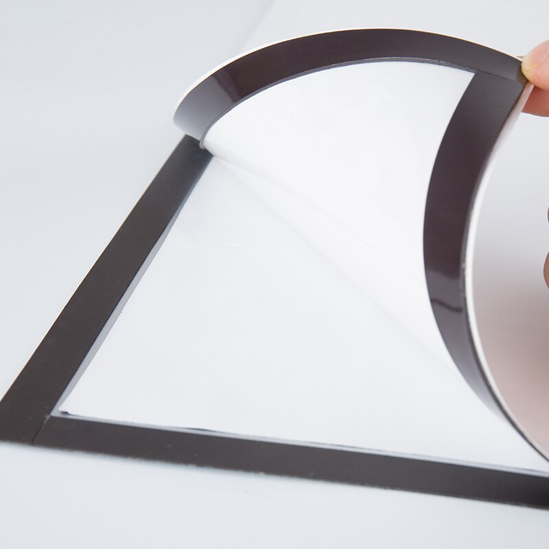 Deli 1 pcs Magnetische teken houder whiteboard opknoping zachte magnetische sterke zuigkracht A3 drukgevoelige lijm presentatie folde