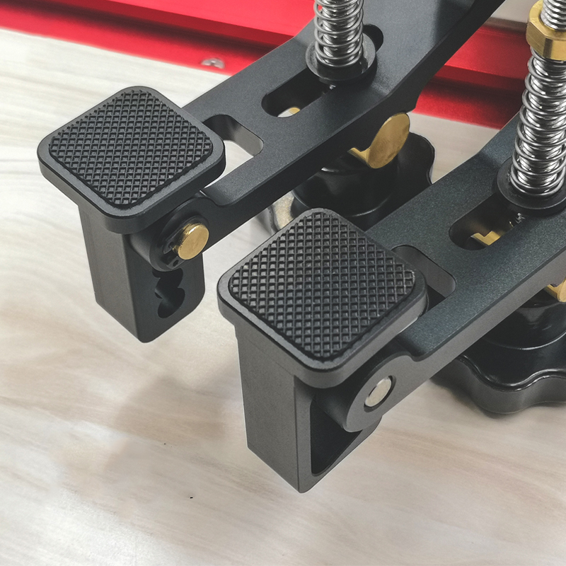 Abrazadera de placa de presión para carpintería, abrazadera de posicionamiento rápido, posicionamiento compacto, 45 tipos 30, t-track, bloques deslizantes, herramienta DIY