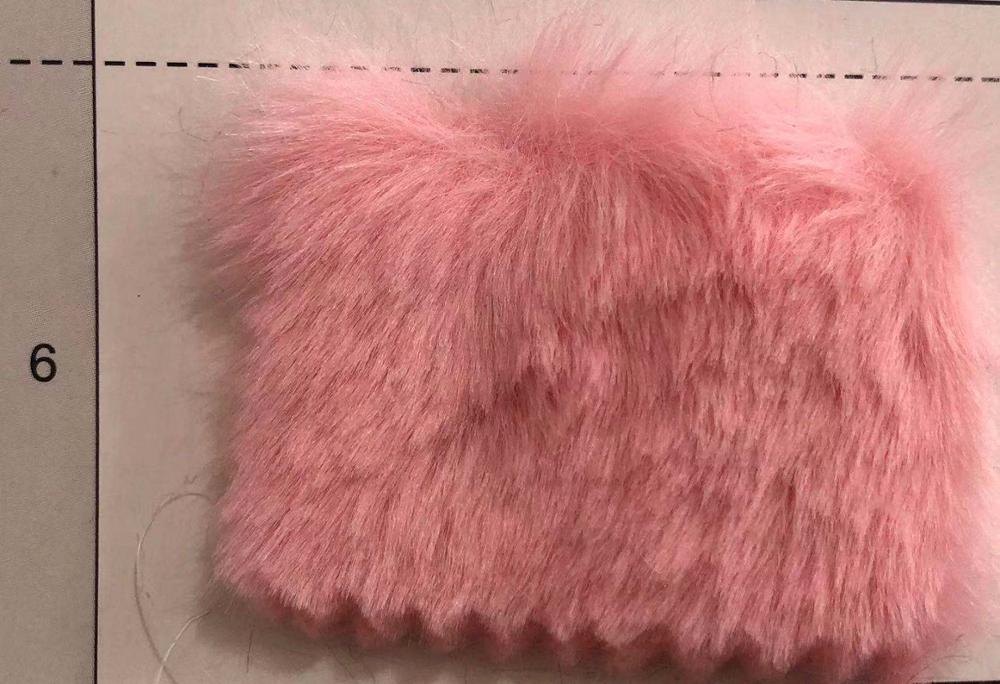 På pilsner 800g kaninpels 13mm høy imitert kaninpels, klær, hjemmetekstilleker, skomateriale plysjstoff: måke