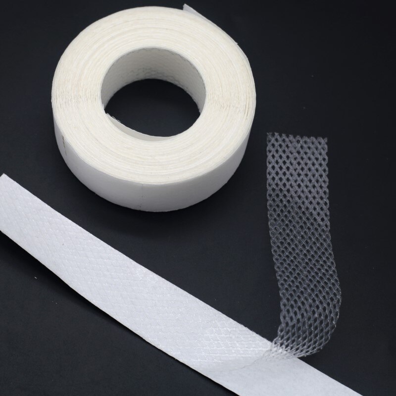 White Double-Sided Melt Adhesive Mesh Tape Garment Adhesive Interlining DIY Sewing Patchwork Material 9meter