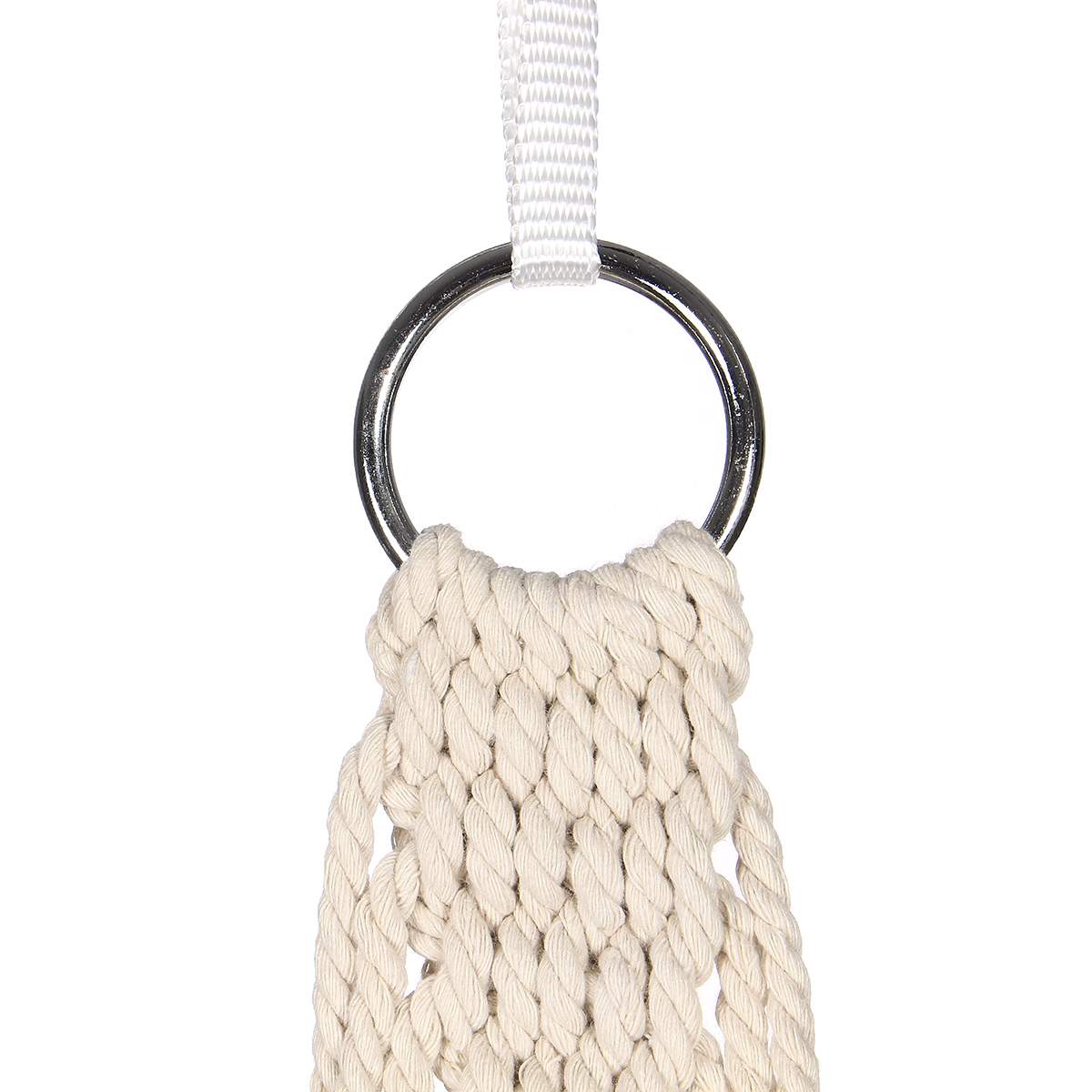 Hamaca blanca de estilo nórdico para exteriores, jardín, dormitorio, dormitorio, silla colgante para niños y adultos, hamaca de seguridad individual oscilante
