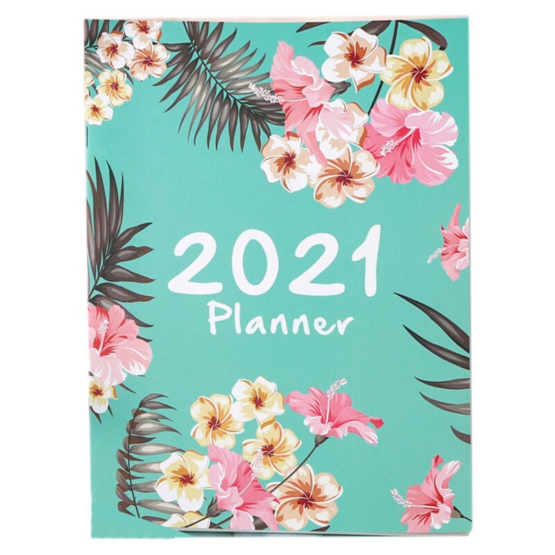 Agenda planificador organizador A4, diario mensual diario, cuaderno de notas, suministros escolares,: Verde