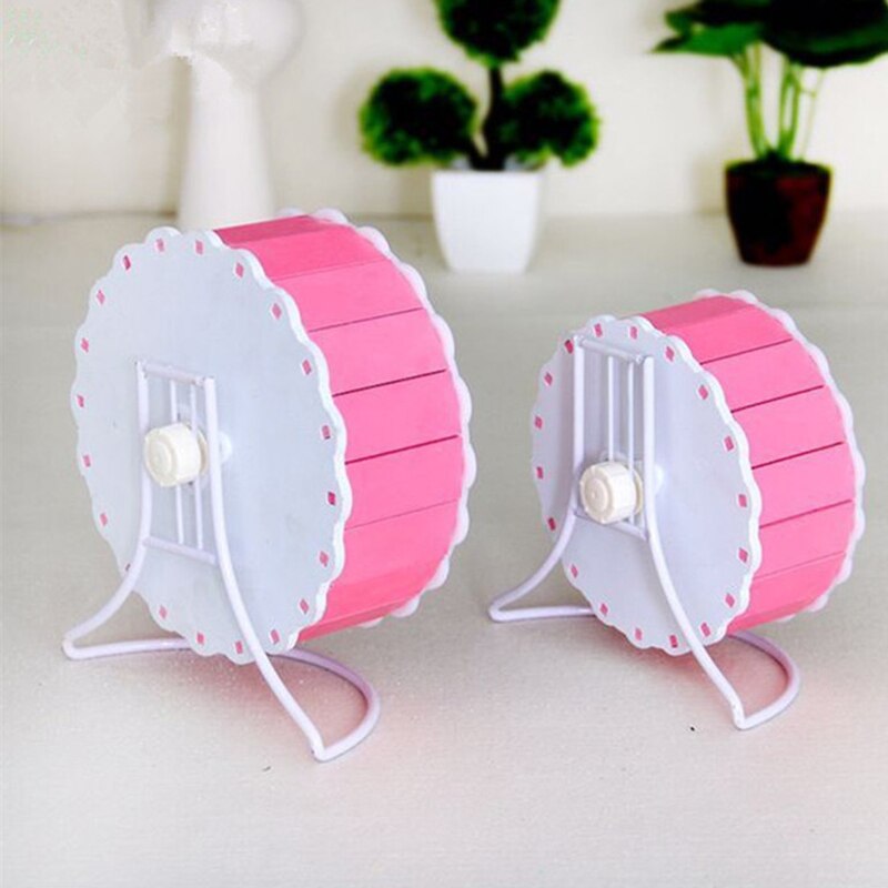 Small Pets Guinea Pig Hamster Wheel Silent roller Running Sports Round Wheel Hamster Cage Accessories Exercise Wheel for Pet Toy