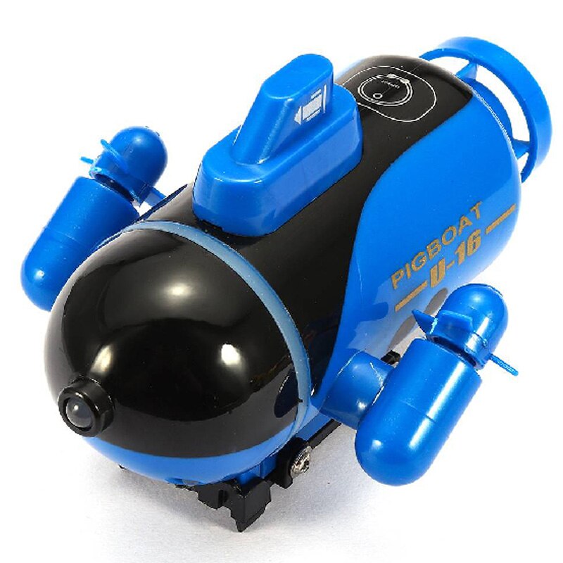 Racing Submarine Boot Met Led Licht Mini Afstandsbediening Speelgoed Geel