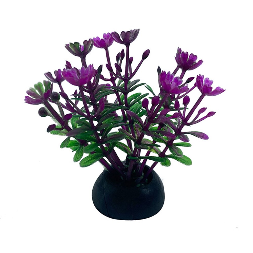 1pc simulering konstgjorda växter akvarium dekor vatten ogräs prydnad växt akvarium akvarium gräs 2.5 x 5cm dekoration #2: 11