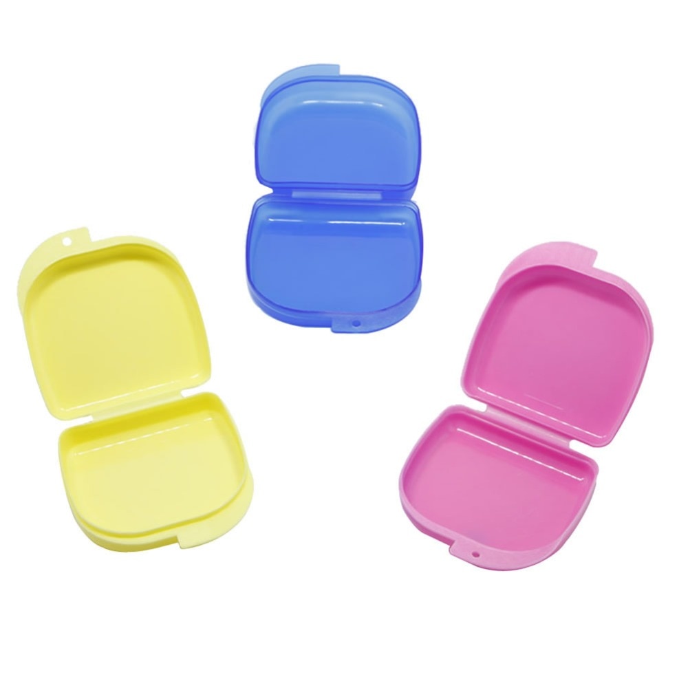 1Pcs PE Dental Mouthguard Teeth Brace Case Box Orthodontic Retainer Dentures Storage
