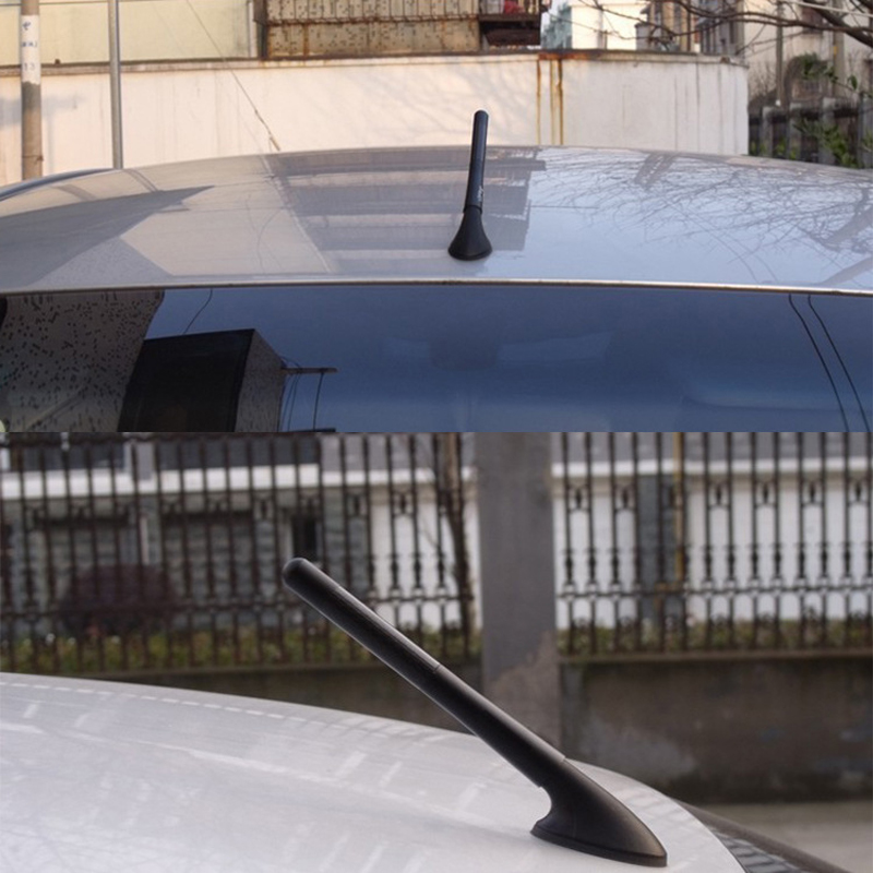 Auto Dak Antenne Koolstofvezel 3.5/8/12Cm Radio Antenne Antenne Radio Fm/Am Metalen Ontvangende Antennes Korte Stompe Mast Antenne
