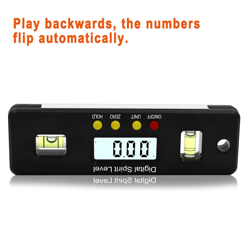 Electronic Digital Display Level 150mm Strong Magnetic Spirit Level Inclinometer Measuring Tool for Carpenter Surveyors