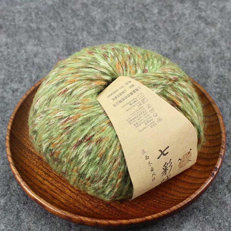 Kleurrijke Wollen Garen Zoete Katoenen Baby Breiwol Garen Dik Garen Fiber Fluwelen Garen Hand Breien Trui Wol Haak Garen: green