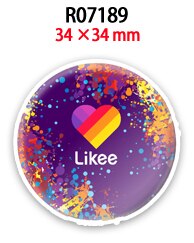 30 stuks/partij acryl harsen patroon vlakke hars flatback bedrukt voor doe-het-zelf hoofdband haarstrik decoratie accessoires: R07189