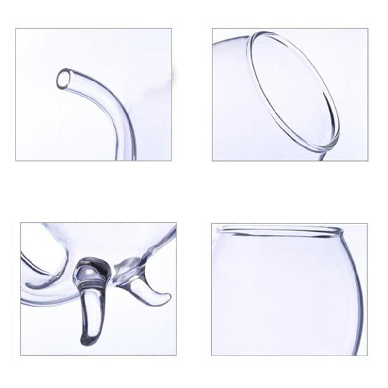 2Stck Kreative Halloween Wein Glas Whiskey Bahre Cocktail Saft Glas Tasse Mit Stroh Heimat Küche Bar Party Getränk 300ml