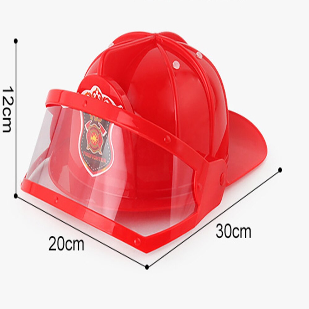 Educational Thinking Skills Little Kids' Fireman Costume Fireman Dress Up Cap Pretend Role Play Firefighter for Kids