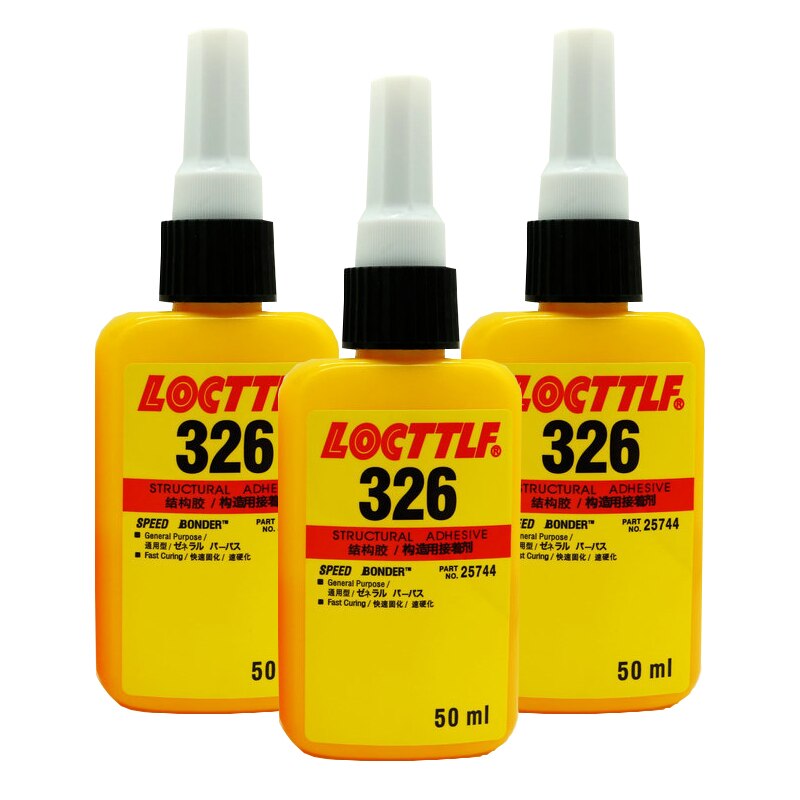 Imán estructural Locttlf 326, adhesivo metálico de 50ml, adhesivo estructural acrílico para altavoces de acero magnético,