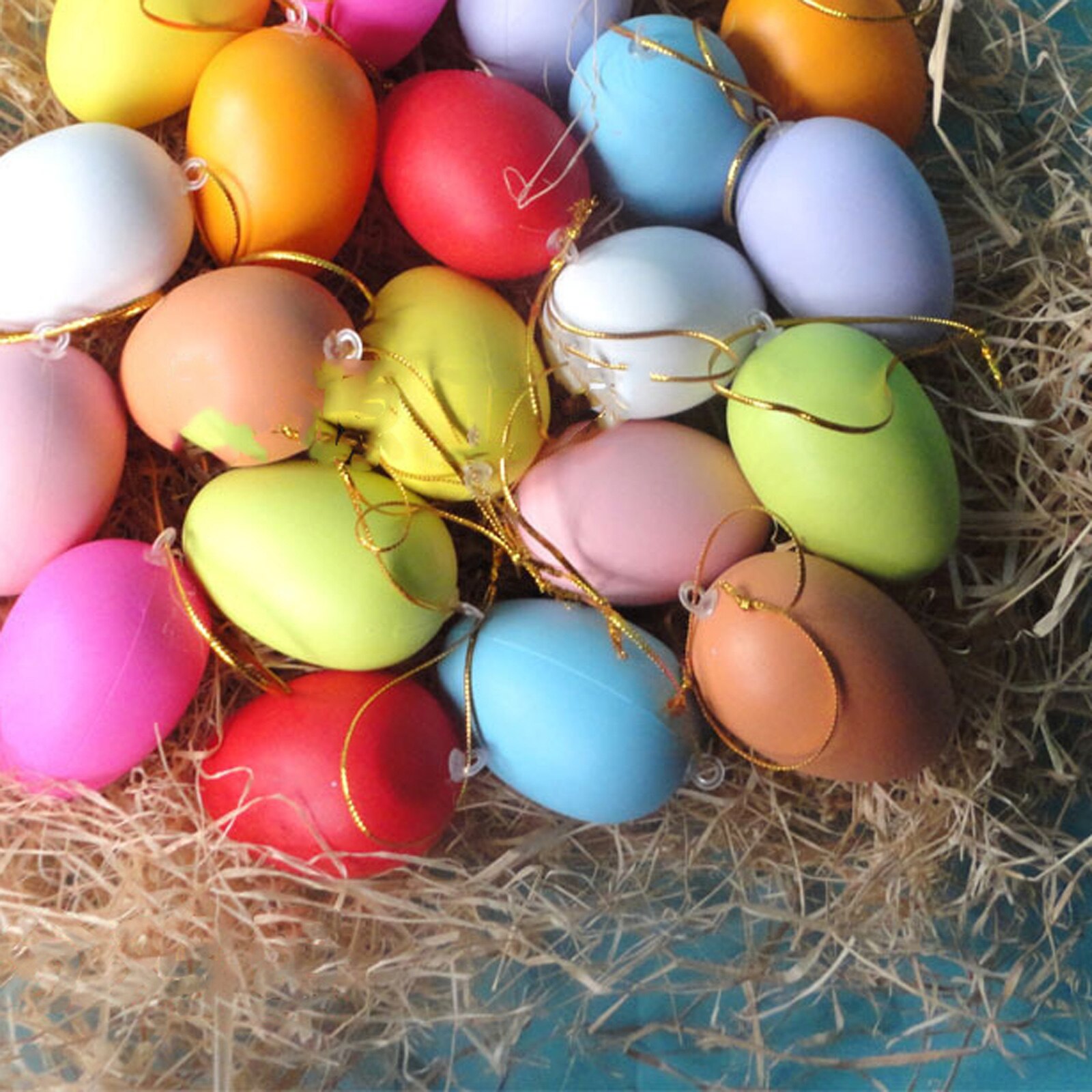 Ostern Eier, Malerei Simulation Kunststoff Ostern Eier Ostern für Handgemachte DIY Graffiti Party