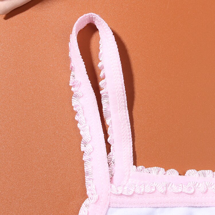 2pcs/lot Kid Girl Training Bras Lovely Little Girl cartoon Printed Children Underclothes Outdoor Activity Undies Ropa Interior