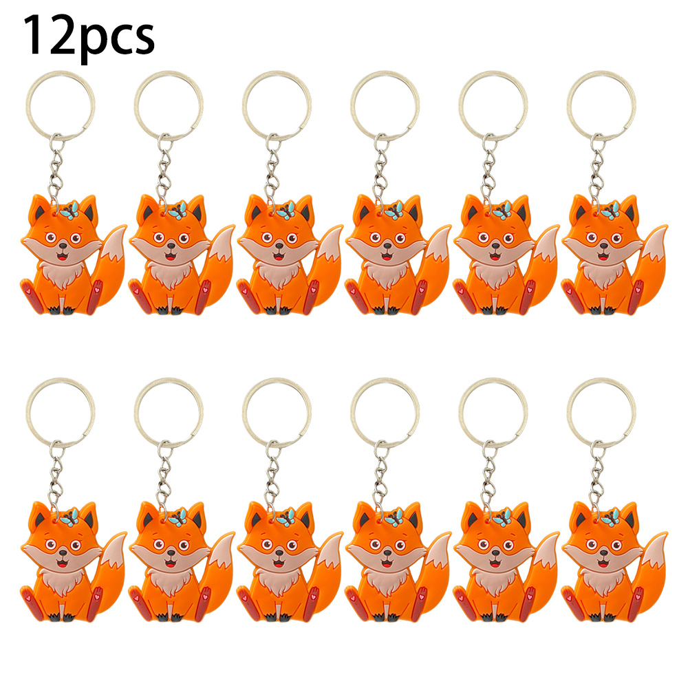 Fox Birthday Decorations Fox Plates Cupake Toppers Plastic Straws Supplies Fox Baby Shower Decoration Kids: Fluorescence Yellow
