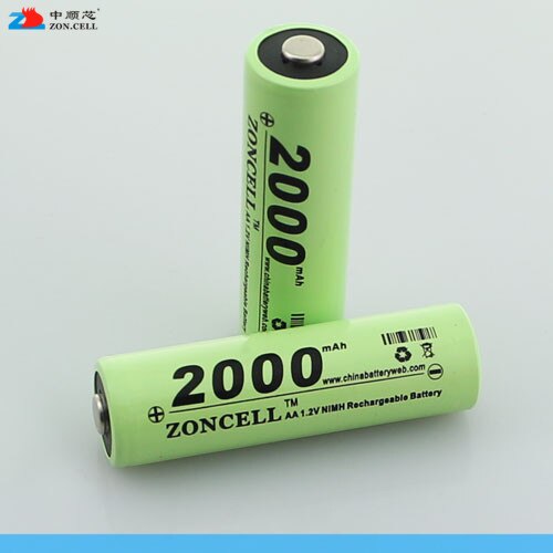 In 1,2 V 2000mAh No. 5 AA Ni MH akku elektrische rasierer rasierer digital kamera Wiederaufladbare Li-ionen-zelle