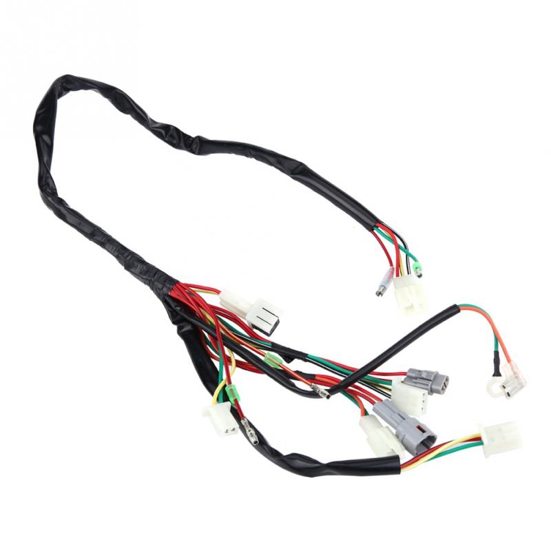 Motorcycle Replacement Wire Wiring Harness Assembly for Yamaha PW50 Car-styling Wire Harness Motor Accessories car wires