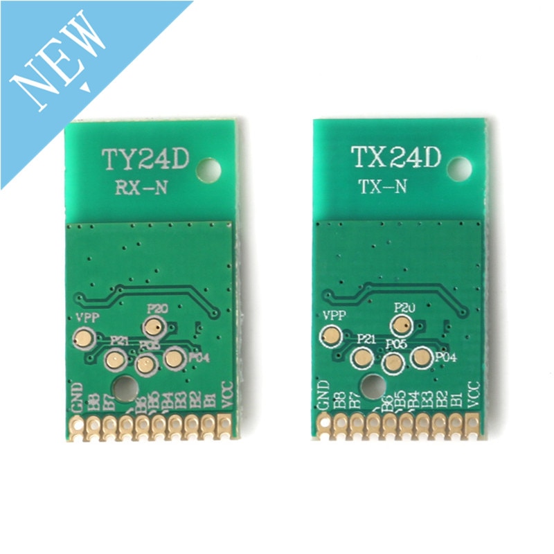 2,4G Sender und Empfänger Modul Kit Drahtlose Fernbedienung Modul TY24D 6 Kanal Übertragung Empfang Control Abstand