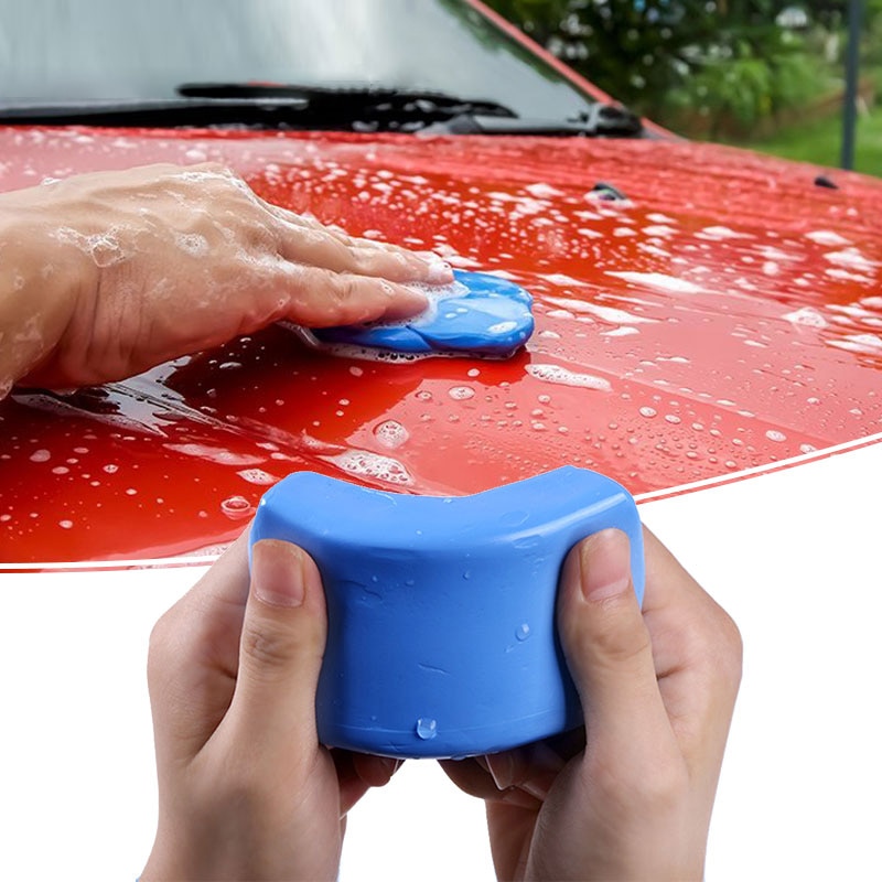 100g herramienta de cepillo de lavado de barro para limpieza de coches Barra de arcilla Auto detalles arcilla mágica limpiador en barra herramienta de limpieza de coches accesorios de coche