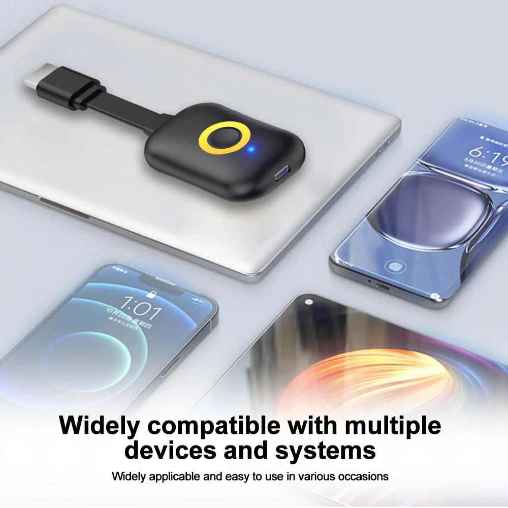 4K HDMI TV Stick 2,4G/5G inalámbrico WiFi Display TV Dongle receptor para Mirascreen para IOS Android a TV