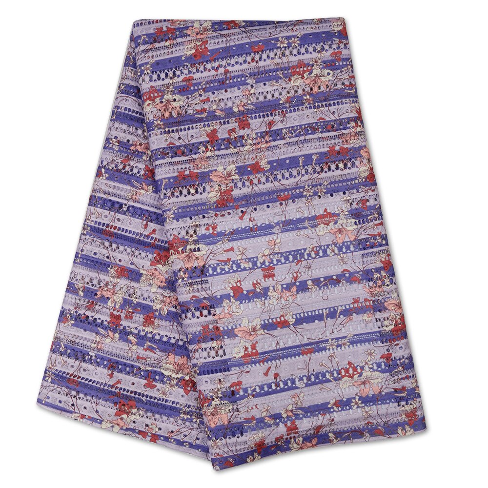 Guipure Cord Lace Fabric African Lace Fabric With Stones Water Soluble Laces For Wedding YA3492B-2