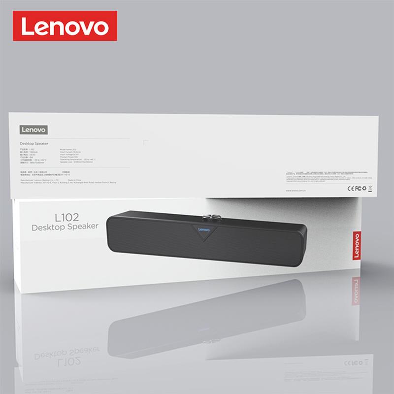 Lenovo L102 TV Sound Bar Wired and Wireless Bluetooth Home Surround SoundBar for PC Theater TV Speaker
