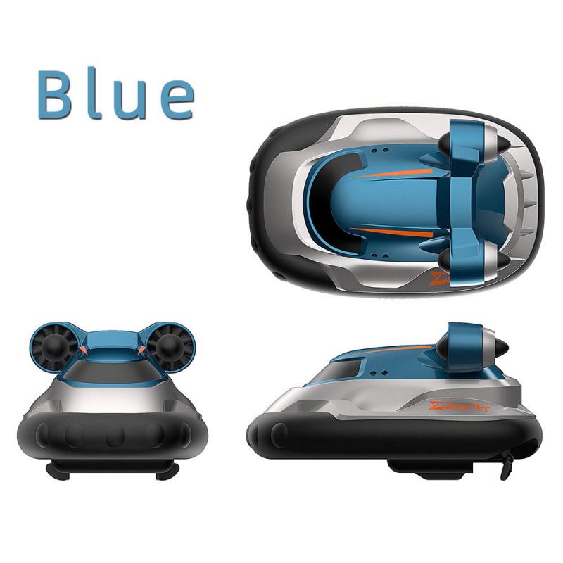 2.4G Wireless Mini Hovercraft Toy Water Electric Remote Control Boat Speedboat##: Blue