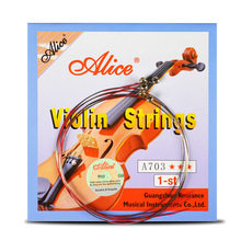 4 Stuks/set Viool Snaren 1st-4th 1 Set Eadg Voor 1/8 1/4 1/2 3/4 4/4 Gemeenschappelijke Size-alice A703 Viool Onderdelen Accessoires