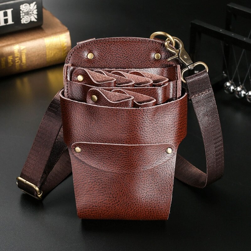 Scissor Pouch Holster Met Riem Voor Kappers Salon Herenkapper Kapper Schaar Shear Case Bag