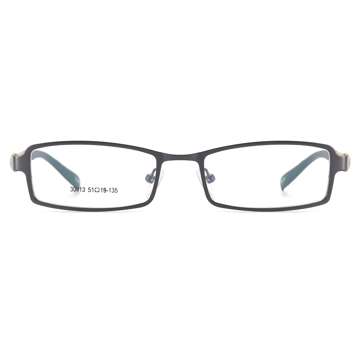 Metal Full Rim Small Rectangular Spectacles Men Super Light Flexible Eyeglasses Frames For Prescription Lenses Myopia Reading