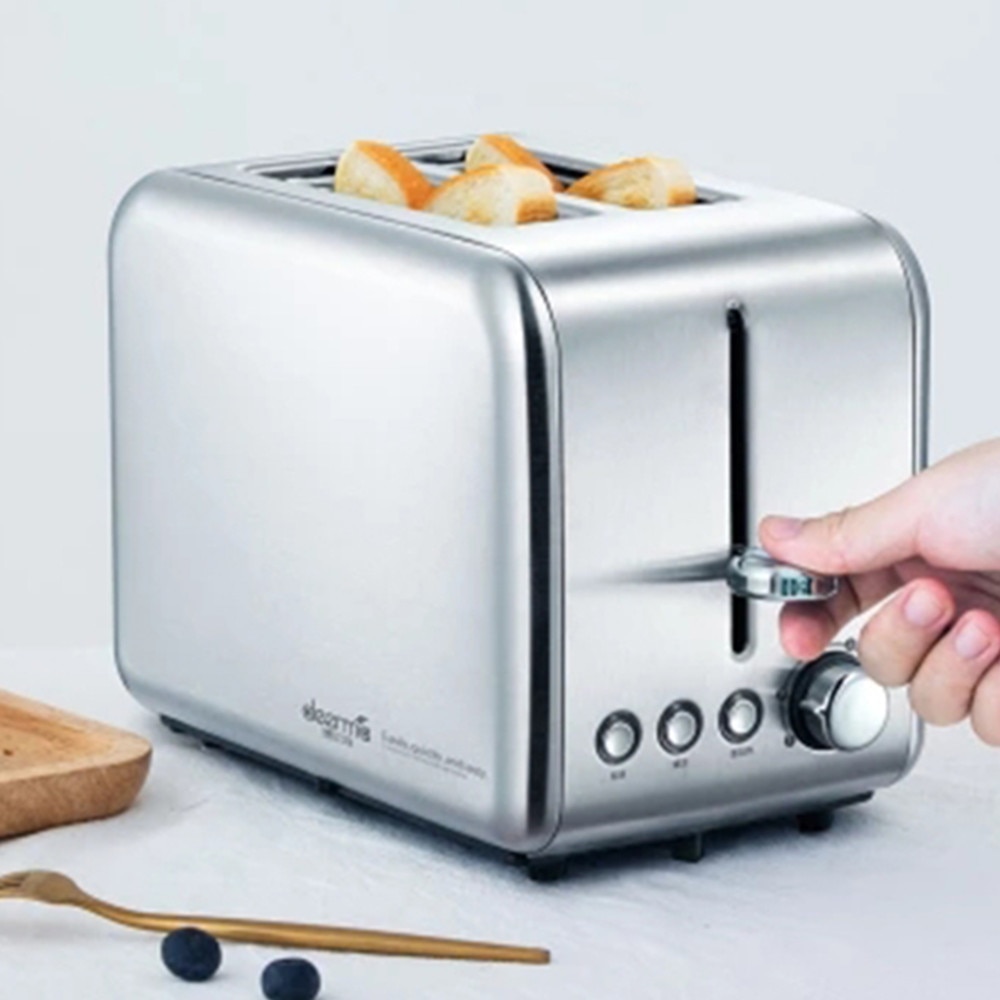 Deerma bröd bakmaskin elektrisk brödrost hushålls automatisk frukost rostat bröd sandmaskin värma upp kök grill ugn