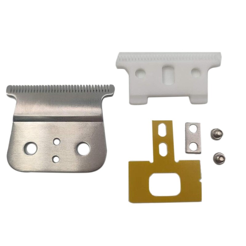 for T Outliner Blades for Andis T Outliner, Outliner Replacement Blade Andis Gtx Replacement Blade ,Ceramic + Silver: Default Title
