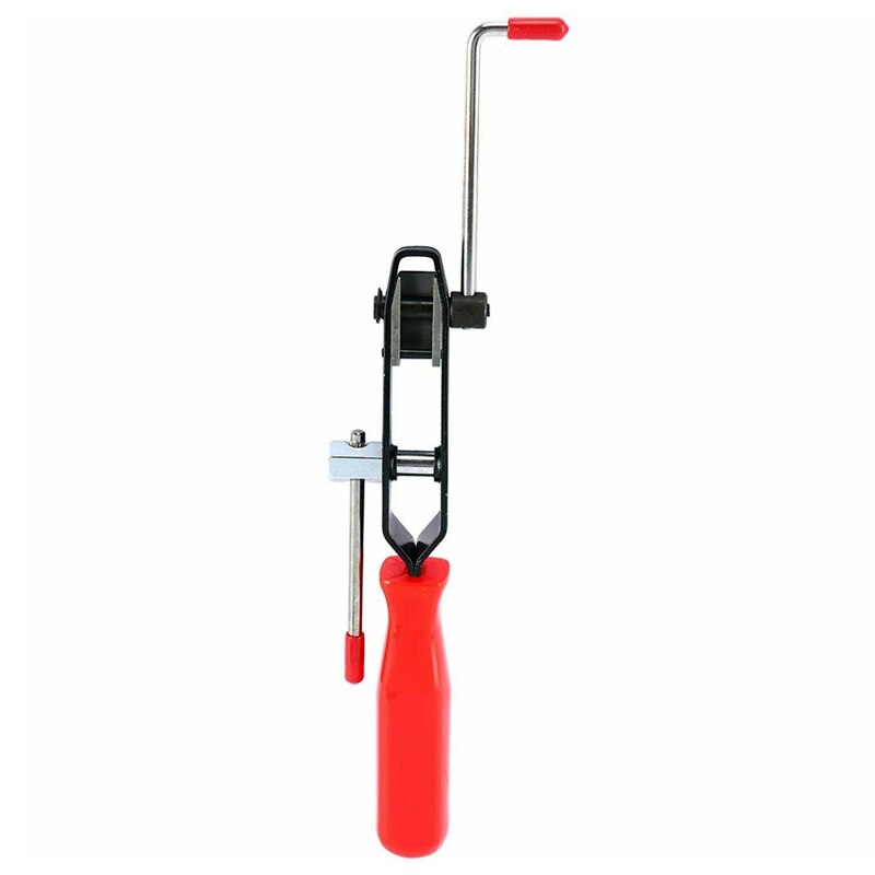 CV Joint Clamp Banding Install Tool Ear Type Boot Clamp Pliers Metal Hand Tool Red+Black CV Boot Clamp Pliers