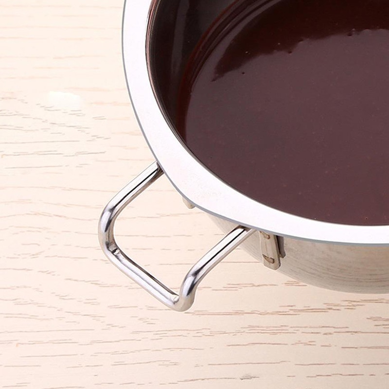 Stainless Steel Chocolate Cheese Melting Pot Pan Bowl DIY Accessories Tool UND