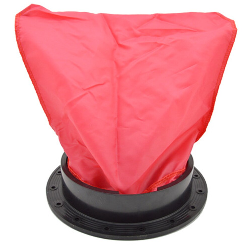 Kayak Deck Plate Kit with Screws Storage Bag 8 inch Canoe Boat Round Hatch Cover Portable Safety Watering Elements Portable