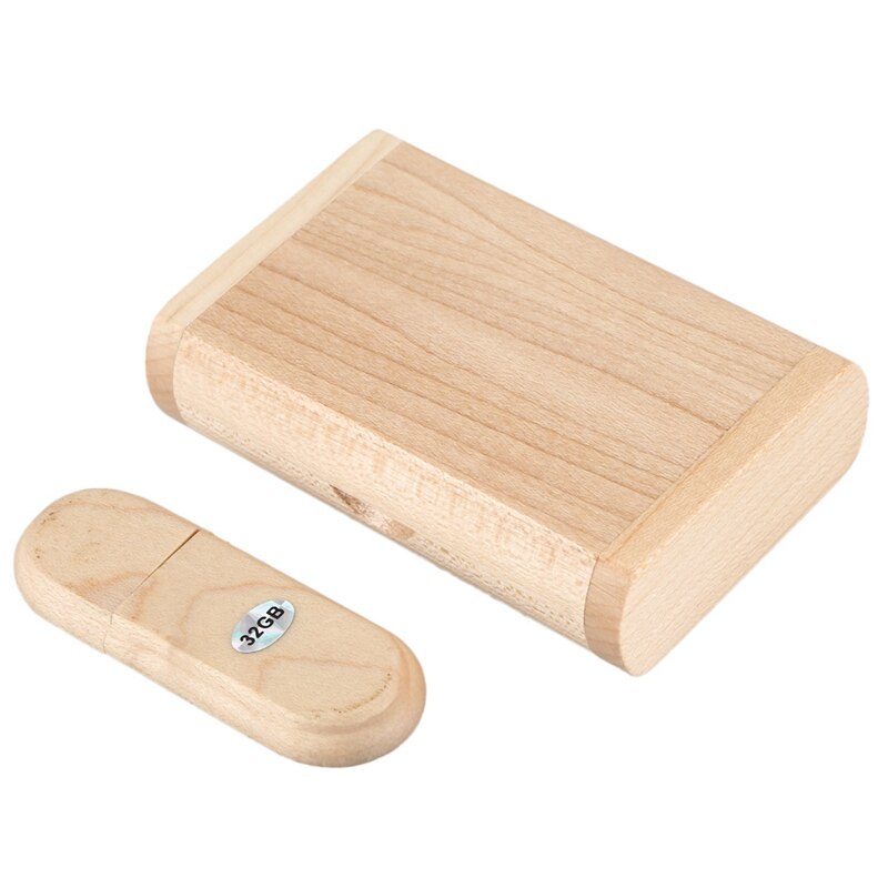 2x usb -2.0 -laufwerke aus holz mit holzgehäuse, speicherkapazität :32g