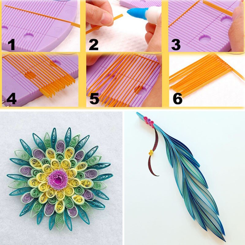 Quilling Comb Creation Loop Paper Craft Tool Accesory 15pins DIY Craft Paper Tools WXV