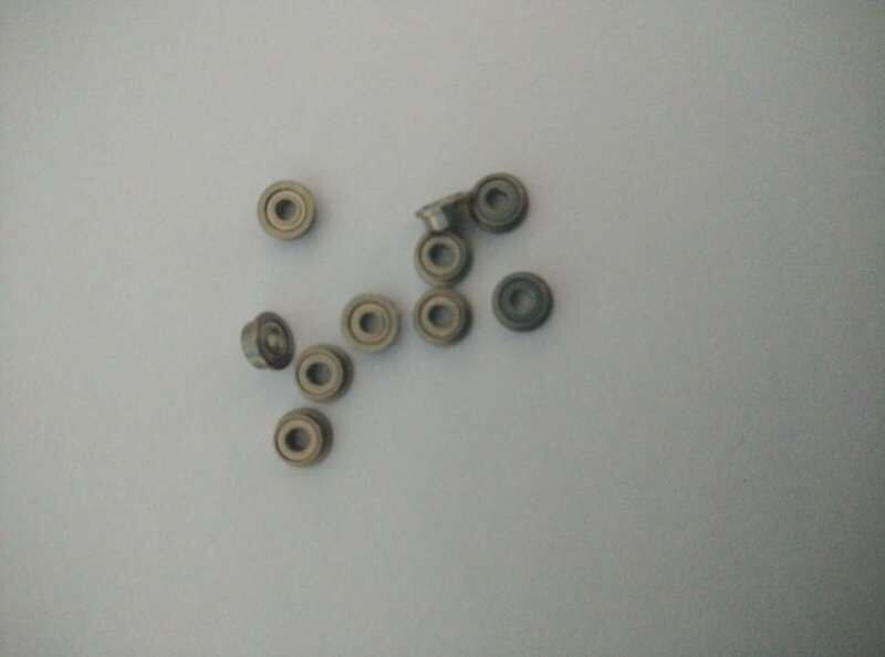 Sourcing Map MF52ZZ Flansch-Kugellager 2x5x2,5 Mm - 5 Stück, Doppelt Abgeschirmt, Chromstahl