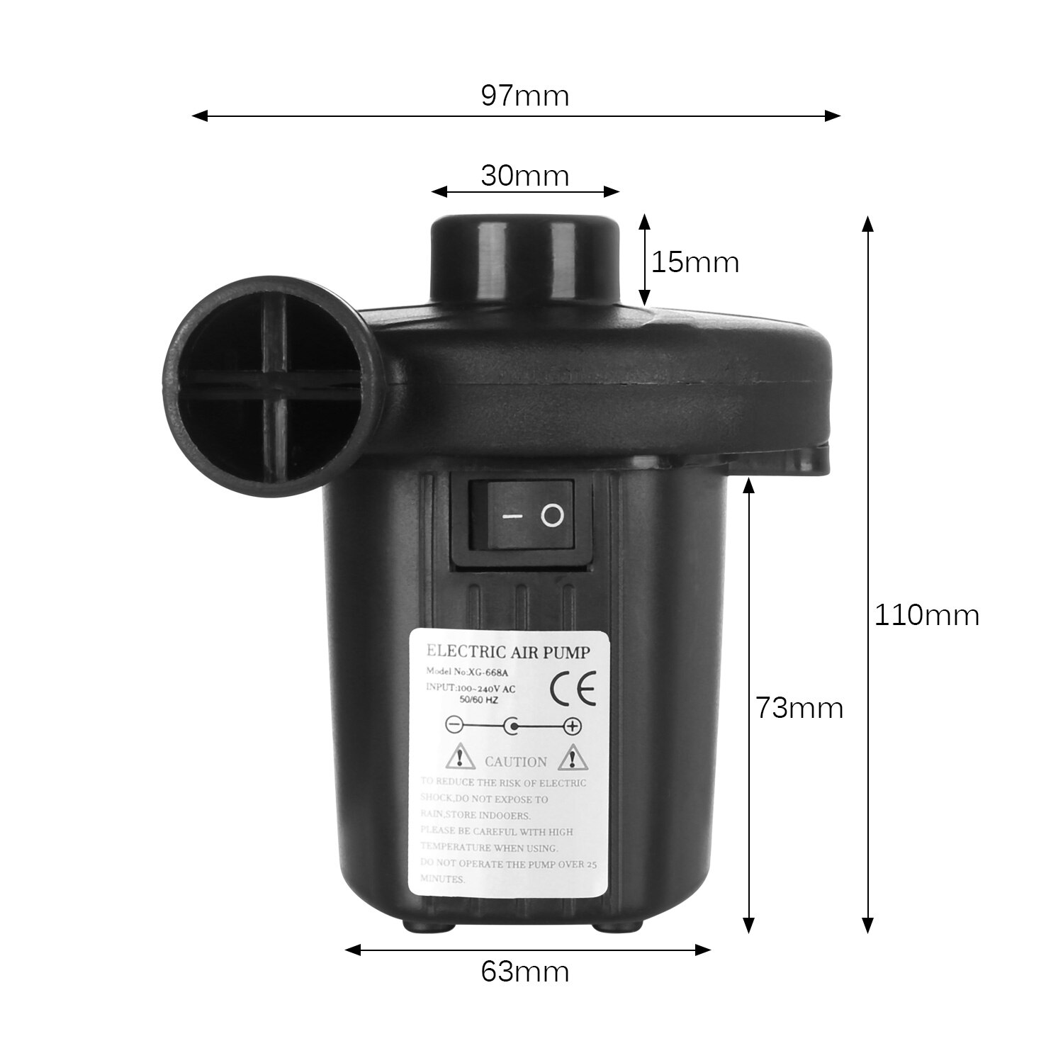 AC 220V Electric Air Pump Inflate Deflate Pump for... – Grandado