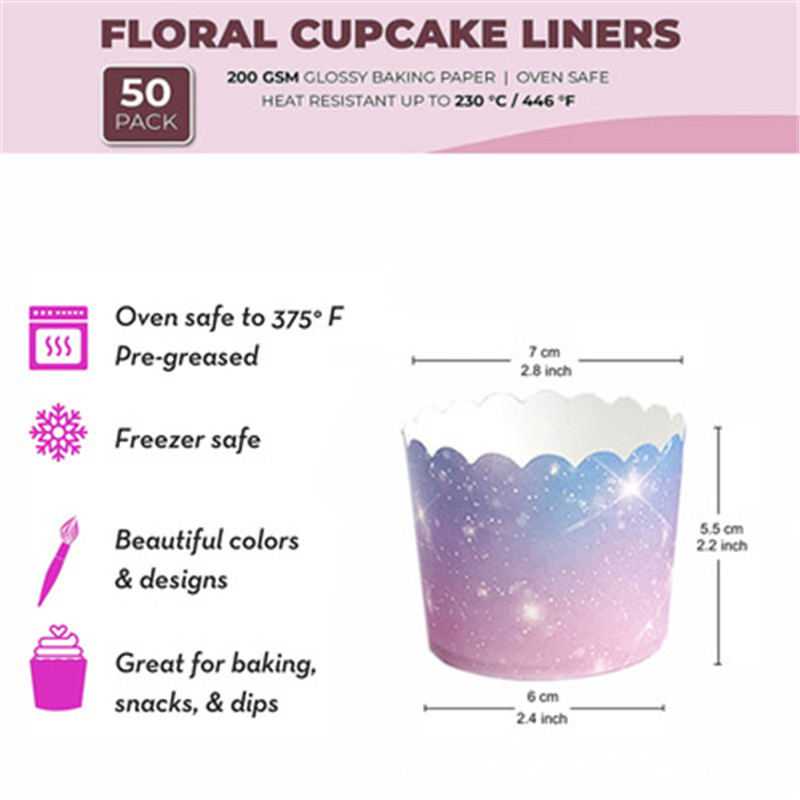 50pcs Rainbow Unicorn Muffin Cupcake Paper Cup For Wedding Unicorn Party Caissettes Cupcake Liner Baking Cup Cake Wrapper Case