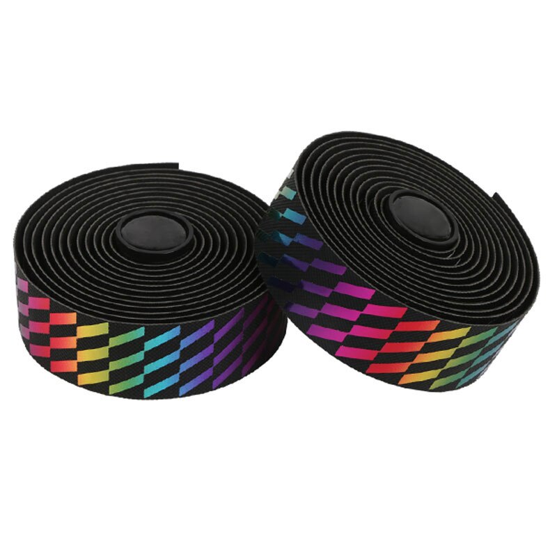 Colorful Road Bicycle Handlebar Tape Cycling Handle Belt Straps EVA PU Tape Anti-Vibration Racing Bike Handle Bar Tape Cork Wrap