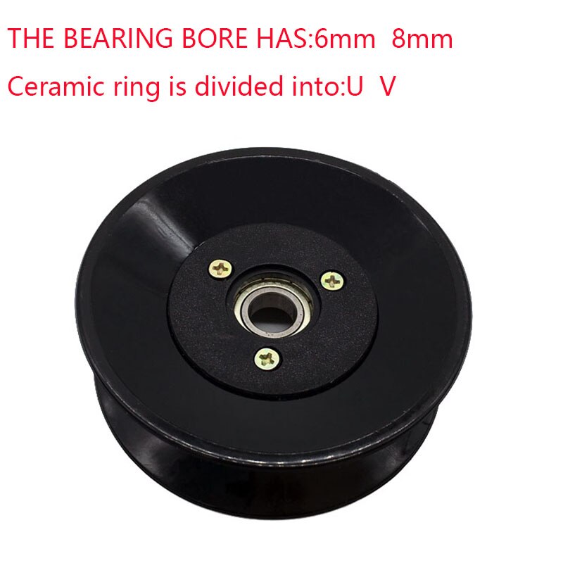 1007 combiné roue de guidage en céramique plastique fil plomb roue fil textile Tension pistolet mètre payer cadre