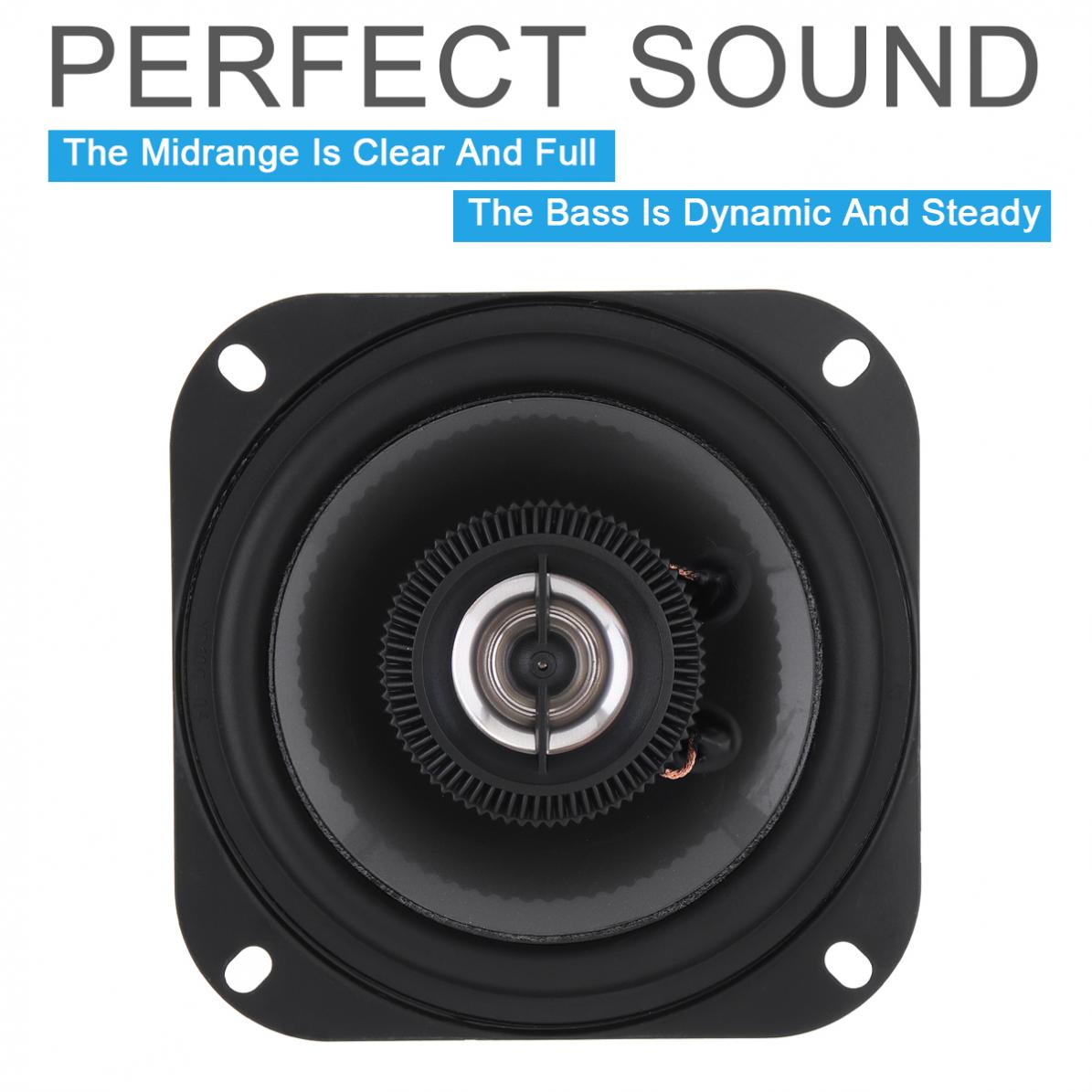 Coaxial Speakers 2pcs 4 Inch 120W 2 Way Universal Car Coaxial Speakers Audio Stereo Full Range Frequency for Car Audio System