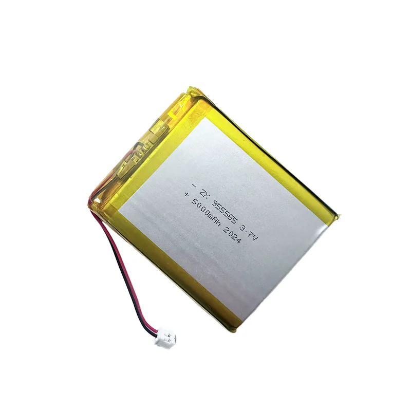 955465 955565 Batteria ricaricabile ai polimeri di litio Li-Po da 3,7 V 5000 mAh per scaldamani potenza Banca per tavoletta Spina PH 2,0 mm a 2 spillo