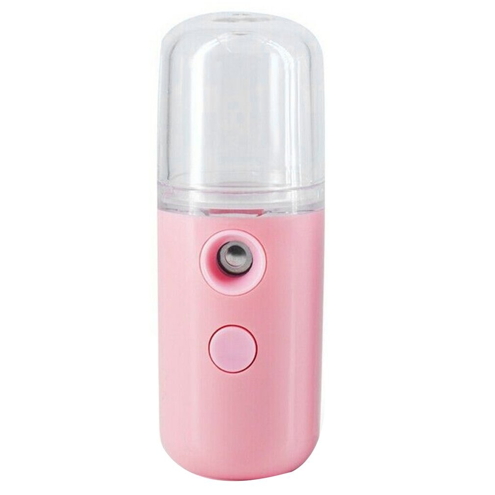 Nano Water Replenishment Machine Cylinder Girls Women Makeup Water Mist Creat For Summer Cool Watering Facial: Gray