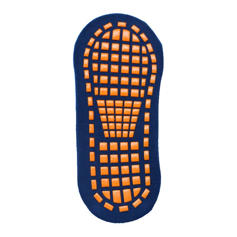 Kids Volwassenen Anti-Slip Sok Trampoline Sok Katoen Ademende Korte Sokken Elasticiteit Sport Jongen Meisje Buiten Kind Sokken: 1-5Years old / Navy blue