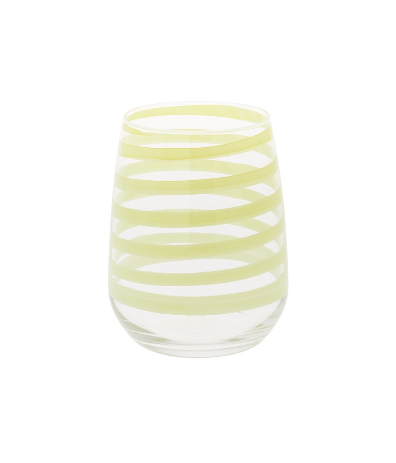 Vajilla de bebida para seis personas modelo malva color amarillo
